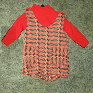 Boy Size 2T - Vintage 2-piece Red Outfit by Robert Swommie